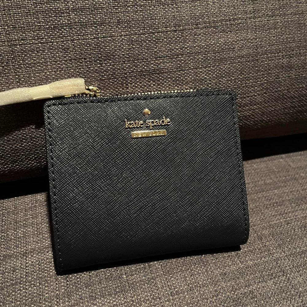 Kate Spade Cameron Street compact wallet (navy)